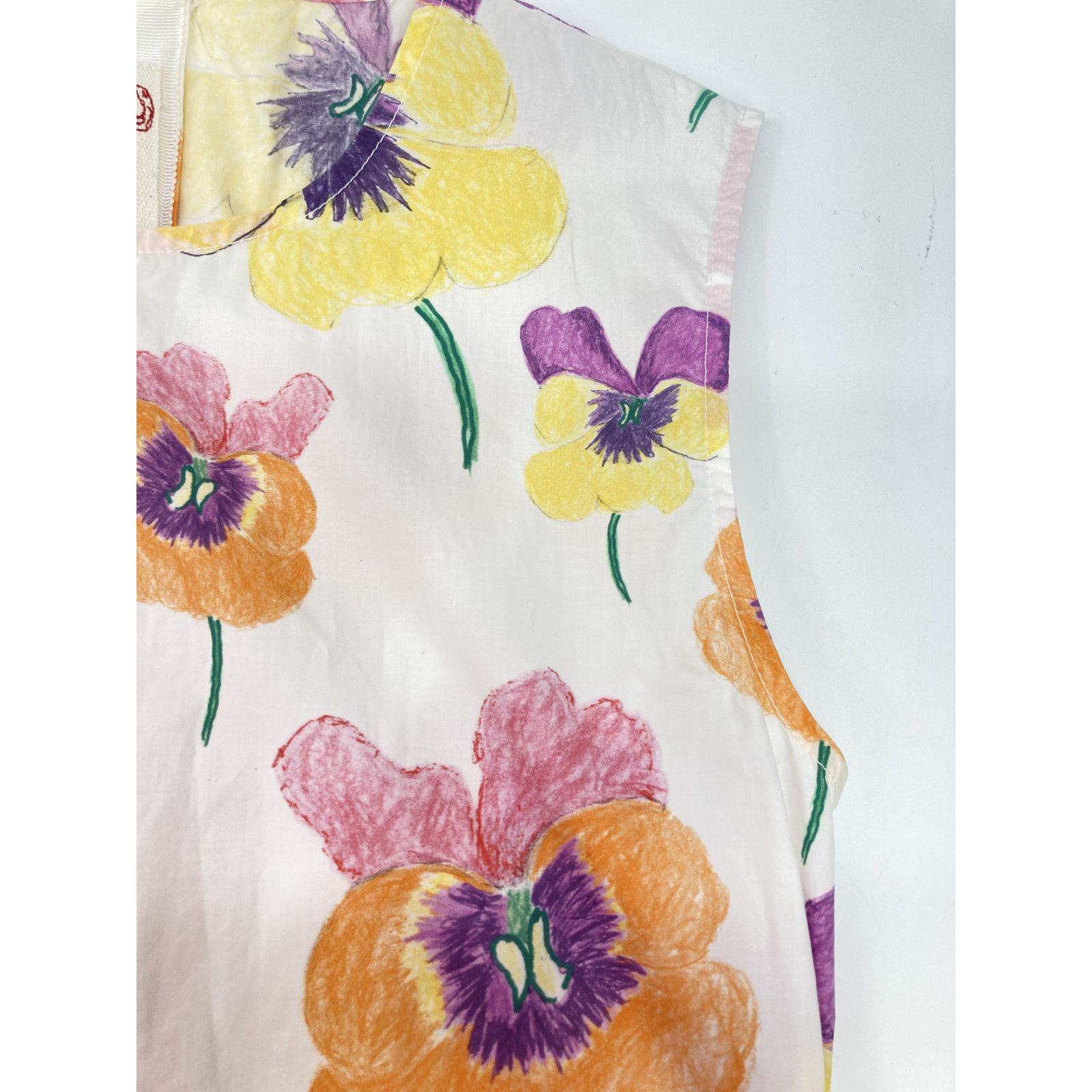 MARNI マルニ ﾎﾜｲﾄ 花柄 ﾉｰｽﾘｰﾌﾞﾜﾝﾋﾟｰｽ 38 - メルカリ