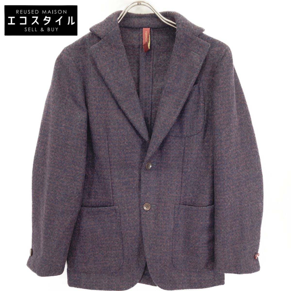 ernesto エルネスト ﾚｯﾄﾞ ｱﾙﾊﾟｶｳｰﾙ 2 Bｼﾝｸﾞﾙｼﾞｬｹｯﾄ 42