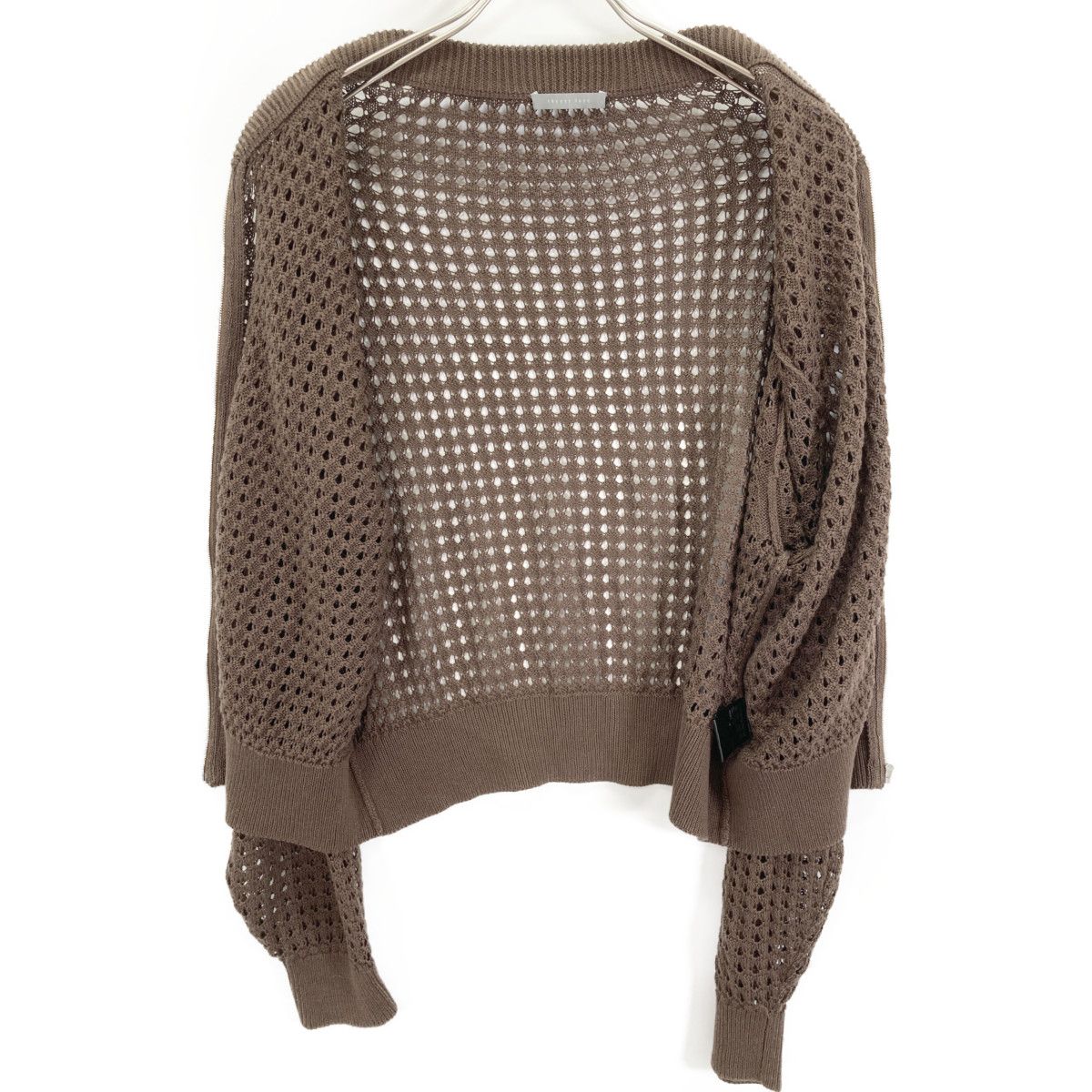 theory luxe セオリーリュクス 25年製 ﾌﾞﾗｳﾝ Misca Poppy Cardigan ﾆｯﾄ