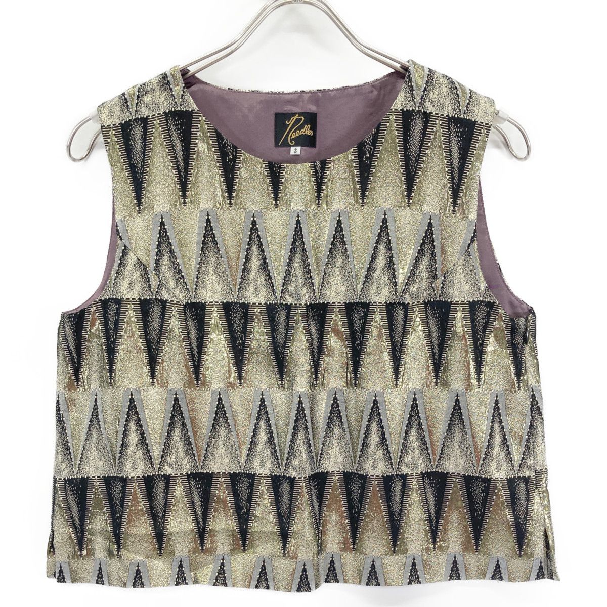 needles ニードルズ ｺﾞｰﾙﾄﾞ Double Weave C.C.Vest 2
