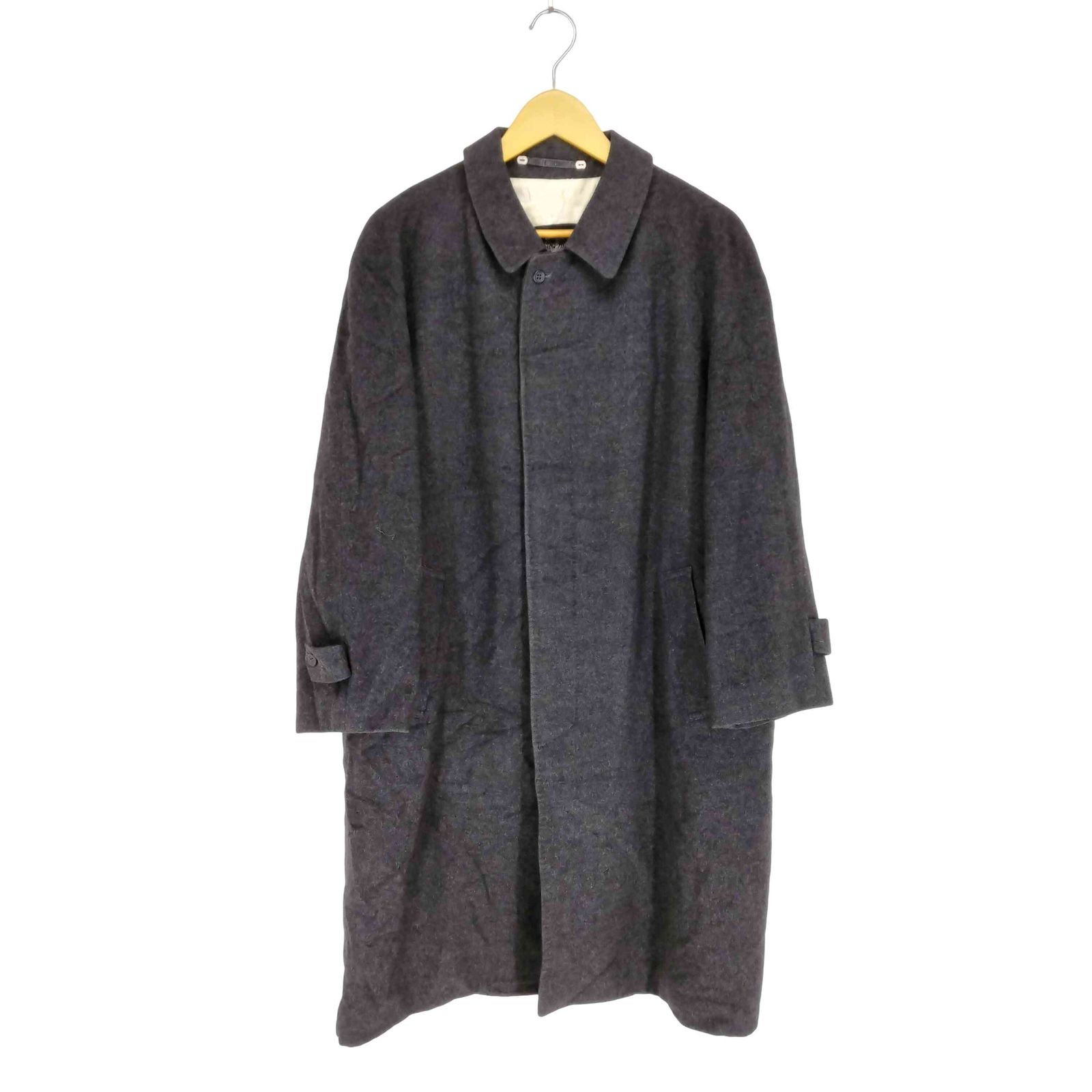 ユーズドフルギ 古着 WERTHER HALF カシミヤ混比翼ステン コート メンズ 175