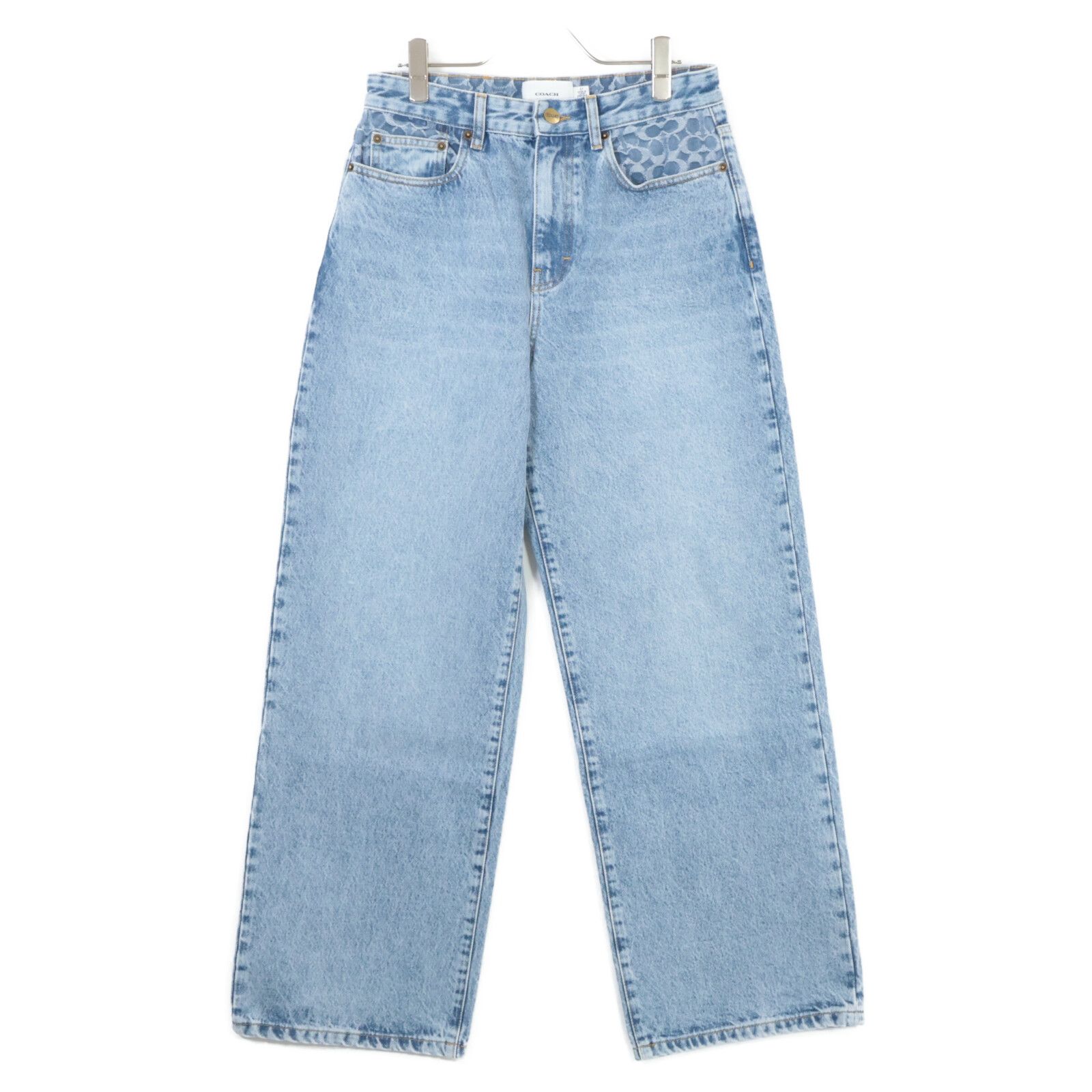 COACH コーチ ﾗｲﾄｳｫｯｼｭ ｵｰｶﾞﾆｯｸｺｯﾄﾝ ﾊﾞｷﾞｰﾃﾞﾆﾑﾊﾟﾝﾂ 27