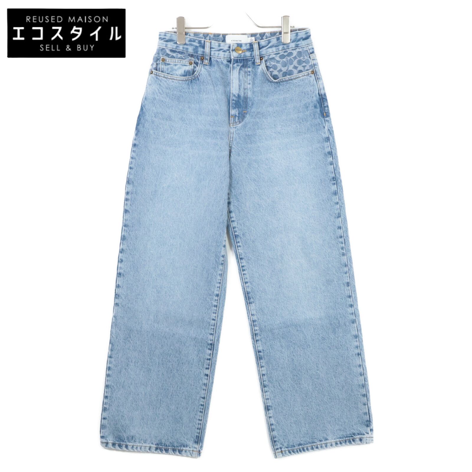 COACH コーチ ﾗｲﾄｳｫｯｼｭ ｵｰｶﾞﾆｯｸｺｯﾄﾝ ﾊﾞｷﾞｰﾃﾞﾆﾑﾊﾟﾝﾂ 27