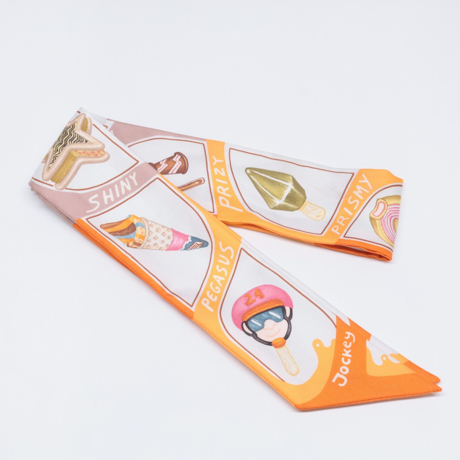 HERMES エルメス Funny Ice Cream ファニー アイスクリーム シルク