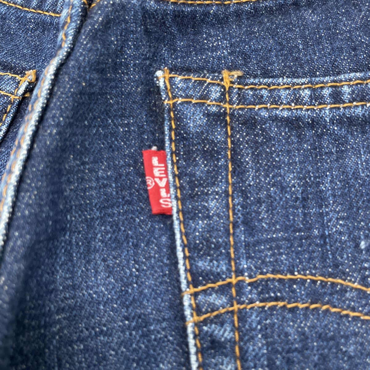 LEVI'S リーバイス 502XX 日本製 J09刻印 BIG E均等V赤ﾀﾌﾞ ｾﾙﾋﾞｯﾁﾃﾞﾆﾑ
