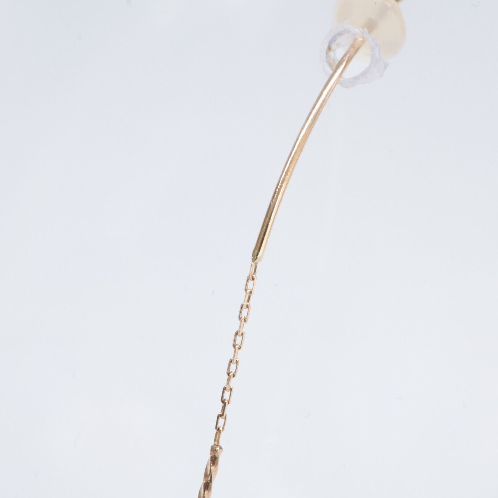  agete アガット K 10 パール チェーン ピアス(両耳用) アクセサリー