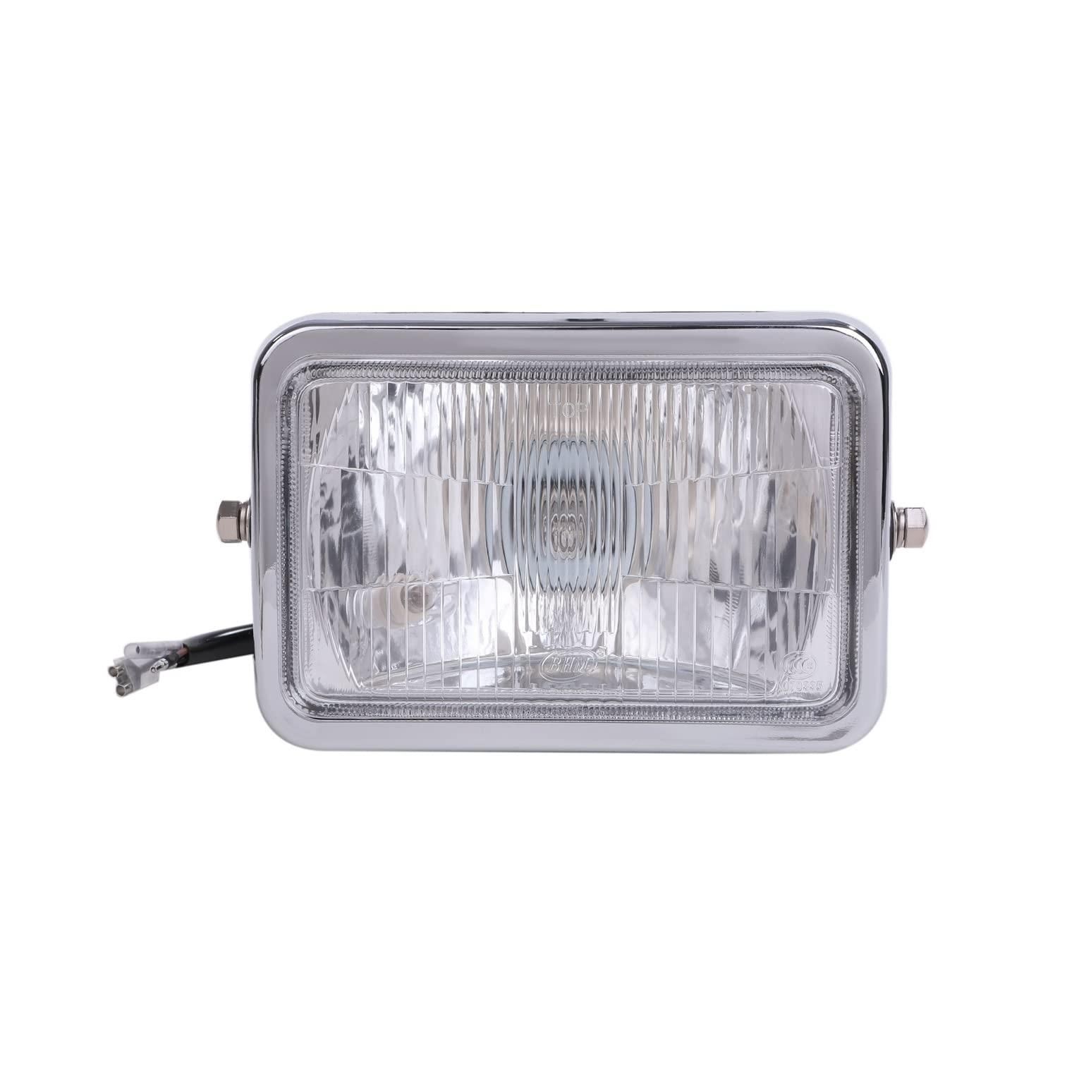 クリアーレンズ CustomDivine ガラス レンズ 角目 ヘッドライト TZR125