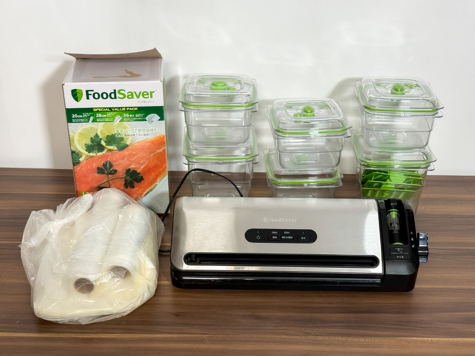 FoodSaver フードセーバー 真空パック機 本体＋容器セット 動作確認済