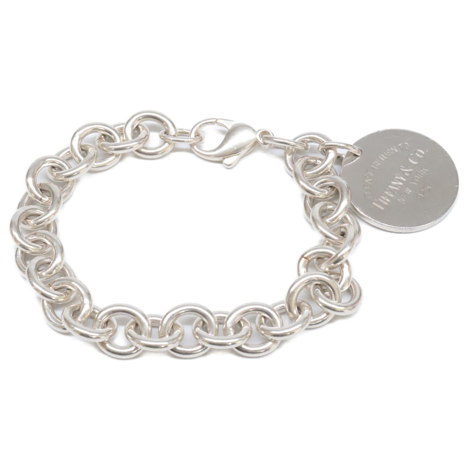  TIFFANY-Co. ティファニー 925 リターントゥティファニー ラウンドタグ ブレスレット アクセサリー