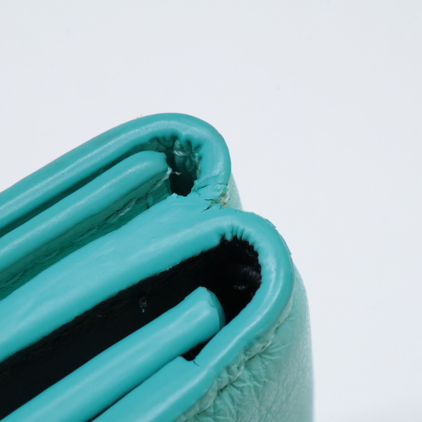  TIFFANY-Co. ティファニー レザー 三つ折り財布 折り財布