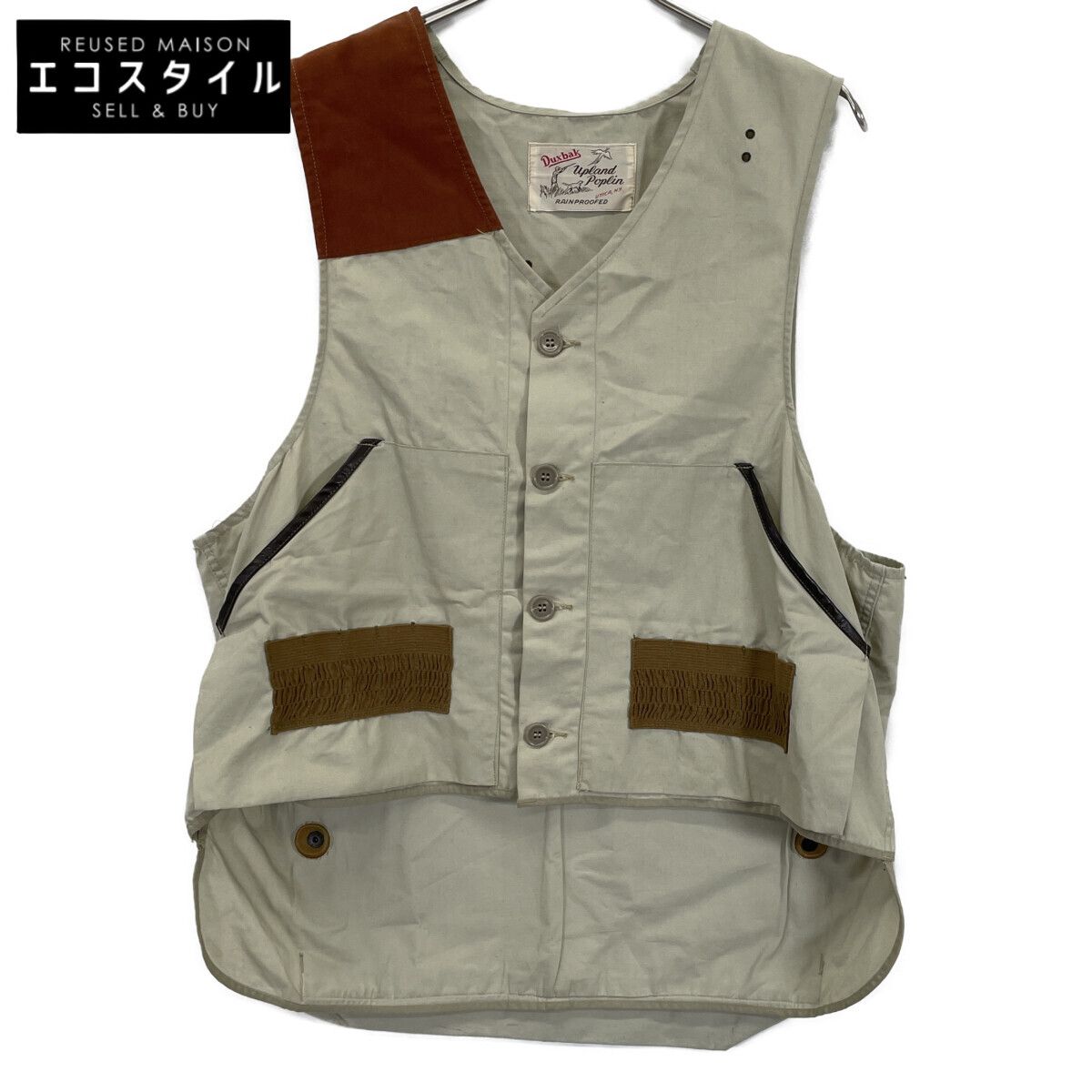 VINTAGE ヴィンテージ 【Duxbak】50'S UPLAND POPLIN ﾊﾝﾃｨﾝｸﾞﾍﾞｽﾄ
