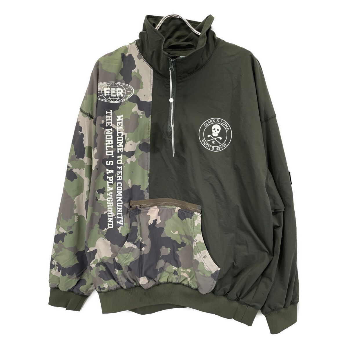 【美品】MARK & LONA MA-1ジャケット カーキ マークアンドロナ 美品】MARK & LONA MA-1ジャケット カーキ マークアンドロナ