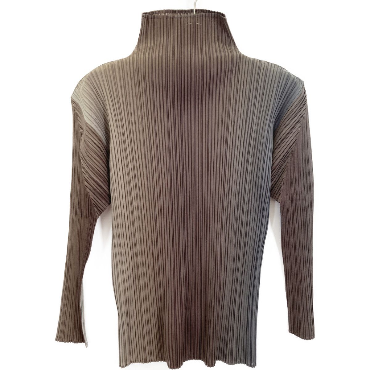 PLEATS PLEASE プリーツプリーズ 96年 PP 61-JK 404 ﾌﾞﾗｳﾝ ｸﾞﾗﾃﾞｰｼｮﾝ ｶｯﾄｿｰ F