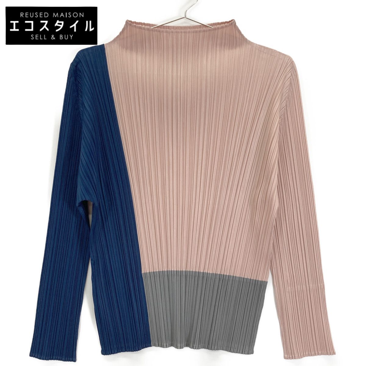 PLEATS PLEASE プリーツプリーズ 22 AW ﾏﾙﾁｶﾗｰ 長袖ｶｯﾄｿｰ 3