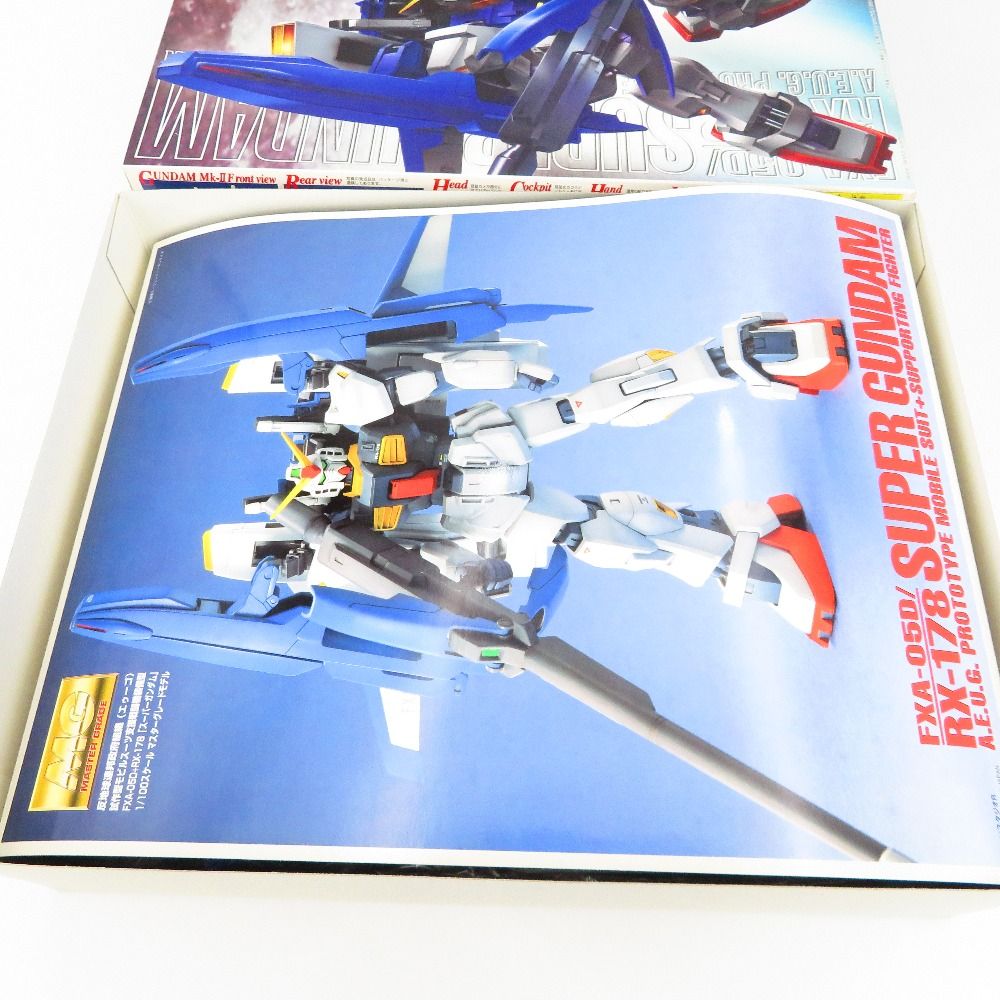 【最終値下げ・未組立希少品】ガンプラ 「機動戦士ガンダム」 反地球連邦政府組織(エゥーゴ)試作型モビルスーツ支援戦闘機装備型 FXA-05D+RX-178「スーパーガンダム」1/100スケール マスターグレードモデル MG FXA-05D + RX-178 スーパーガンダム 反地球連邦政府組織(エゥーゴ