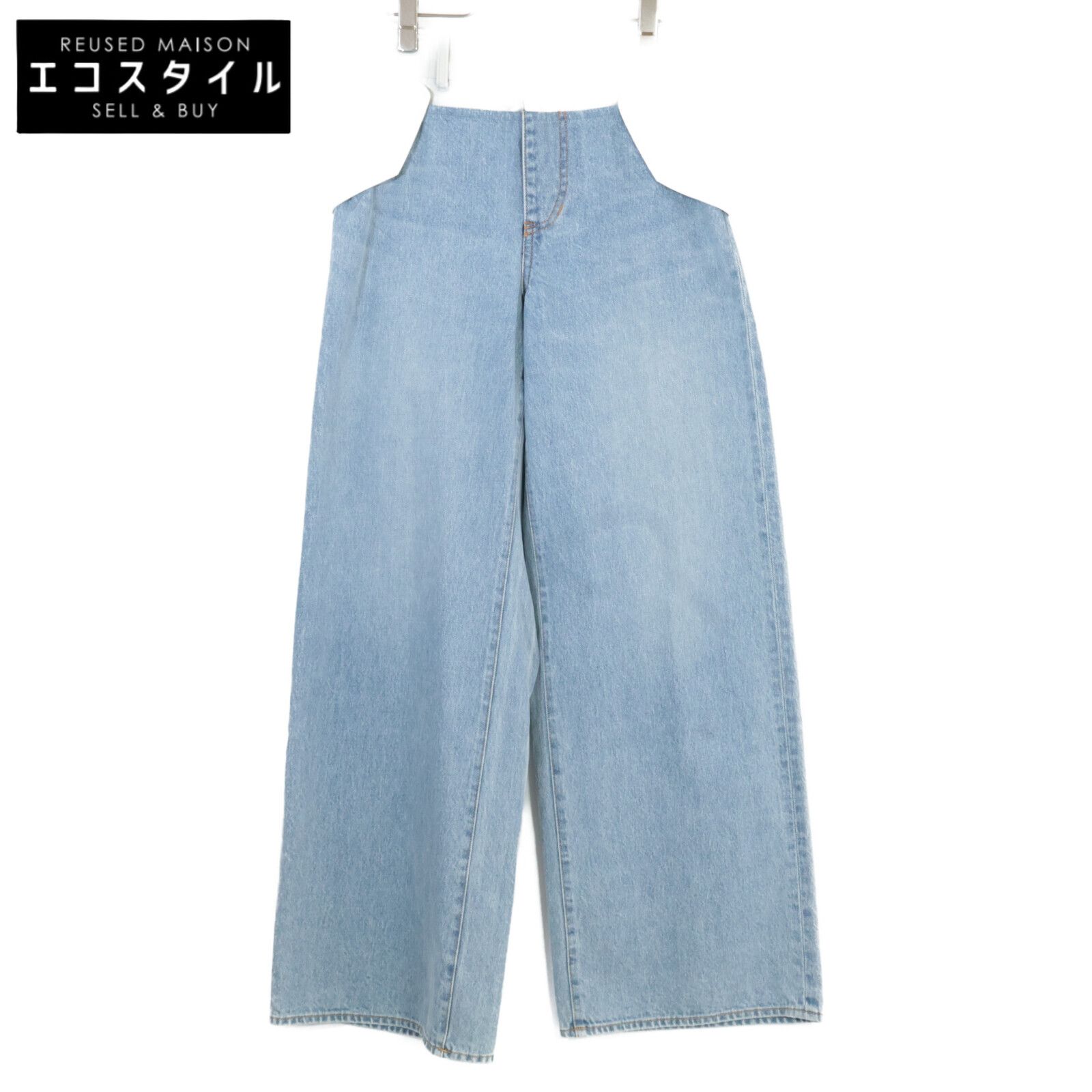 sacai サカイ 25 AW 07965 ﾗｲﾄﾌﾞﾙｰ ﾗｲﾄｸﾞﾚｰ ﾅｲﾛﾝﾄﾞｯｷﾝｸﾞ ﾃﾞﾆﾑﾊﾟﾝﾂ Denim Pants O