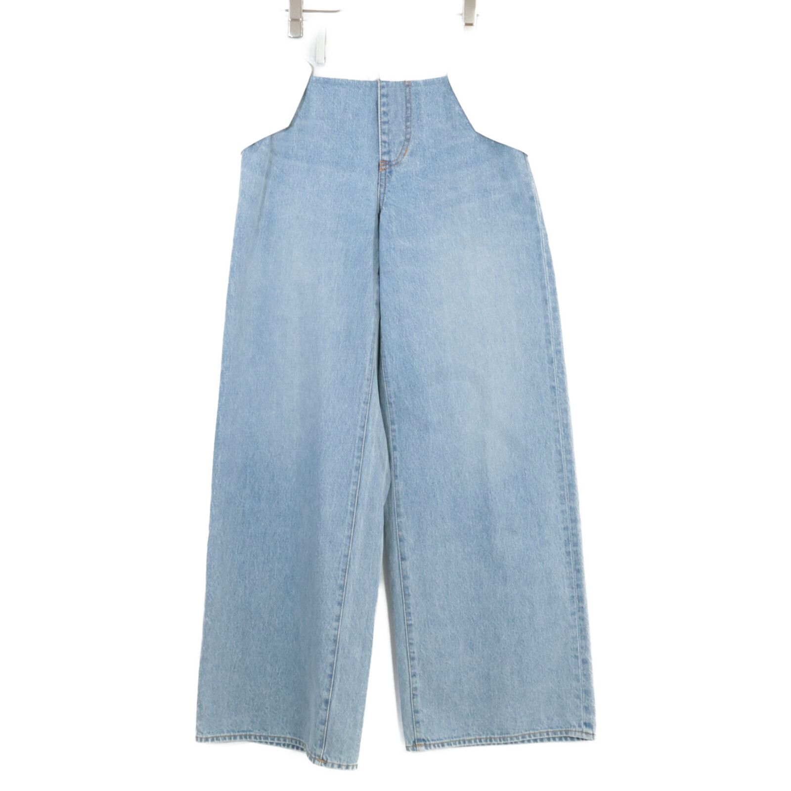 sacai サカイ 25 AW 25-07965 ﾗｲﾄﾌﾞﾙｰ×ﾗｲﾄｸﾞﾚｰ ﾅｲﾛﾝﾄﾞｯｷﾝｸﾞ ﾃﾞﾆﾑﾊﾟﾝﾂ Denim Pants O