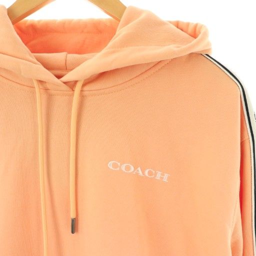コーチ COACH パーカー スウェット ロゴテープ プルオーバー L
