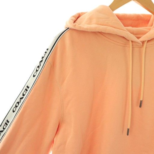 コーチ COACH パーカー スウェット ロゴテープ プルオーバー L