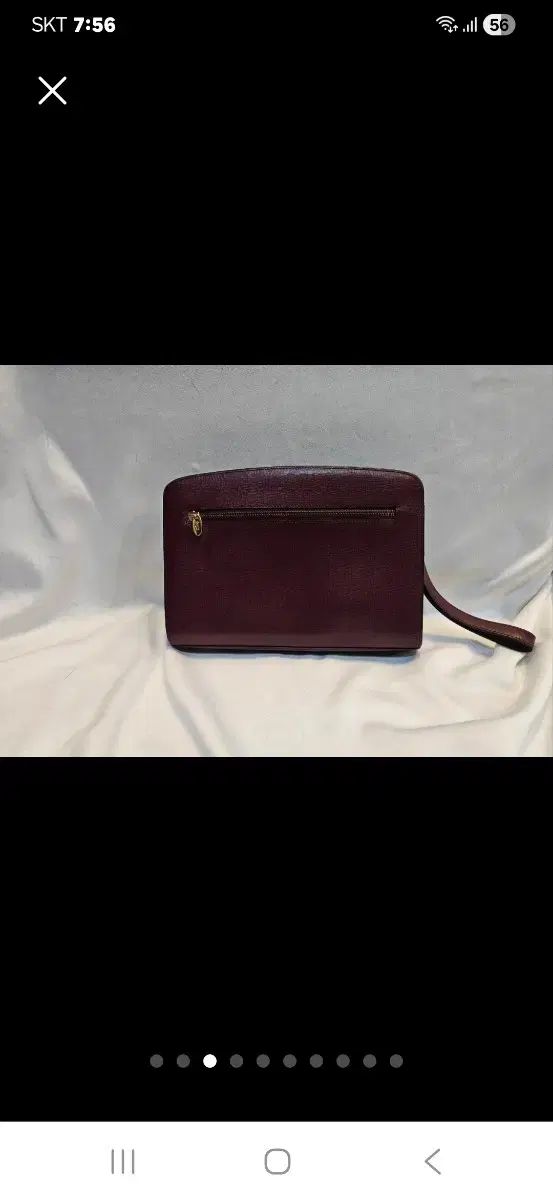 - 良い状態 カルティエ クラッチバッグ バーガンディ