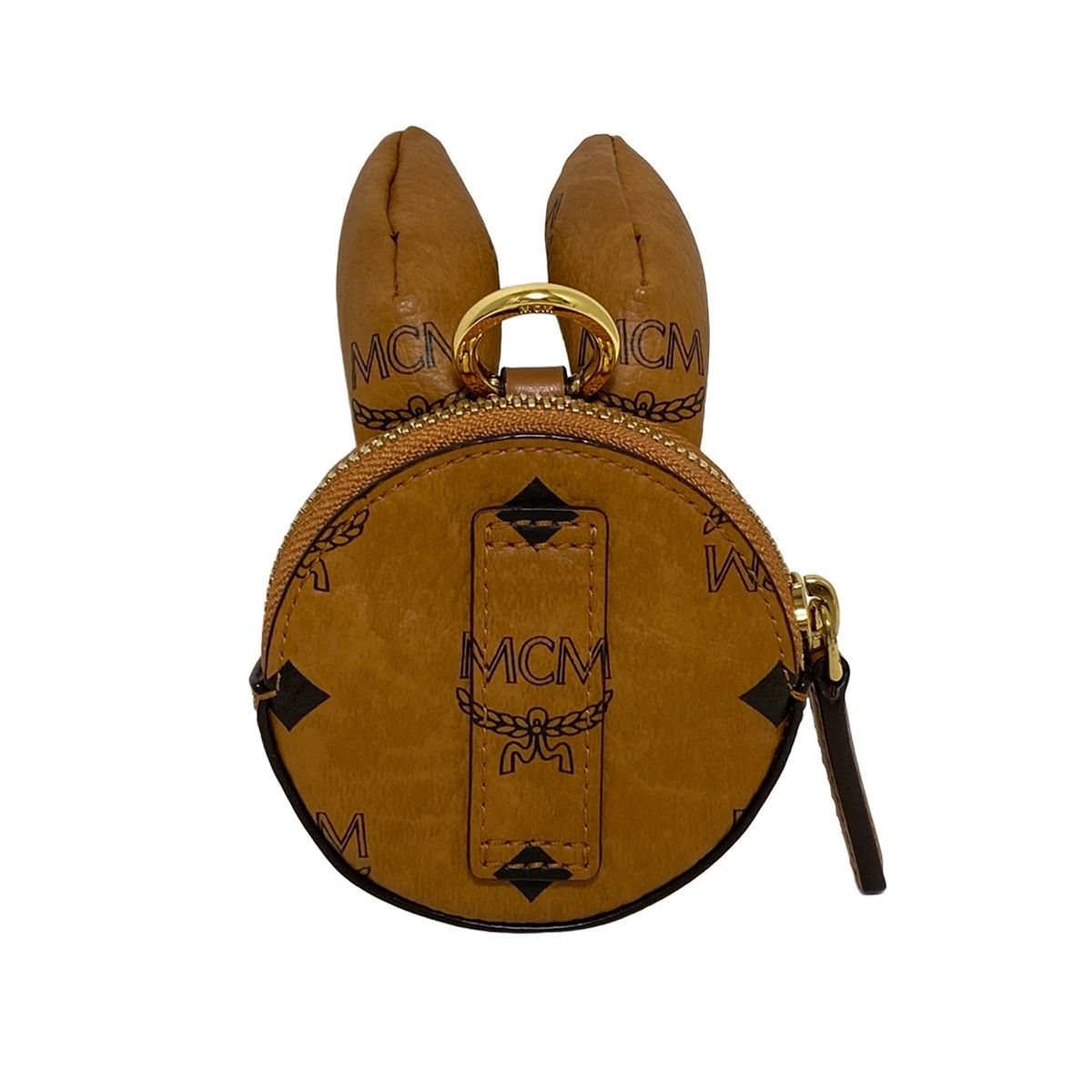 MCM エムシーエム ポーチ - MXZ DSTA 09 CO 001 ブラウン×黒 うさぎ