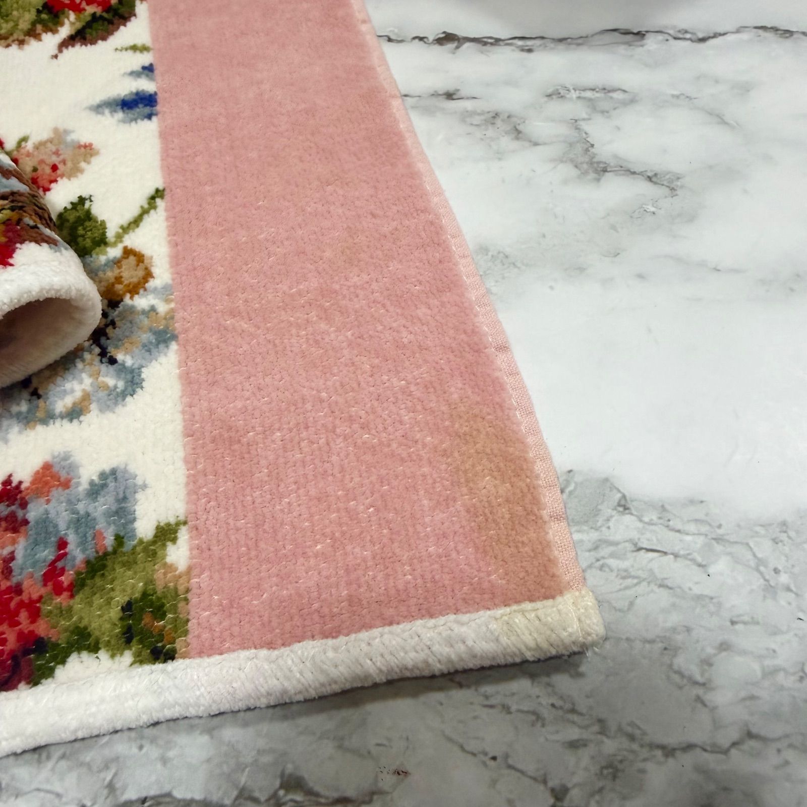 ★【新品未使用】FEILER 大判タオル　約75×約143★ FEILER フェイラー シェニール織 花柄 タオル フェイスタオル ゲスト