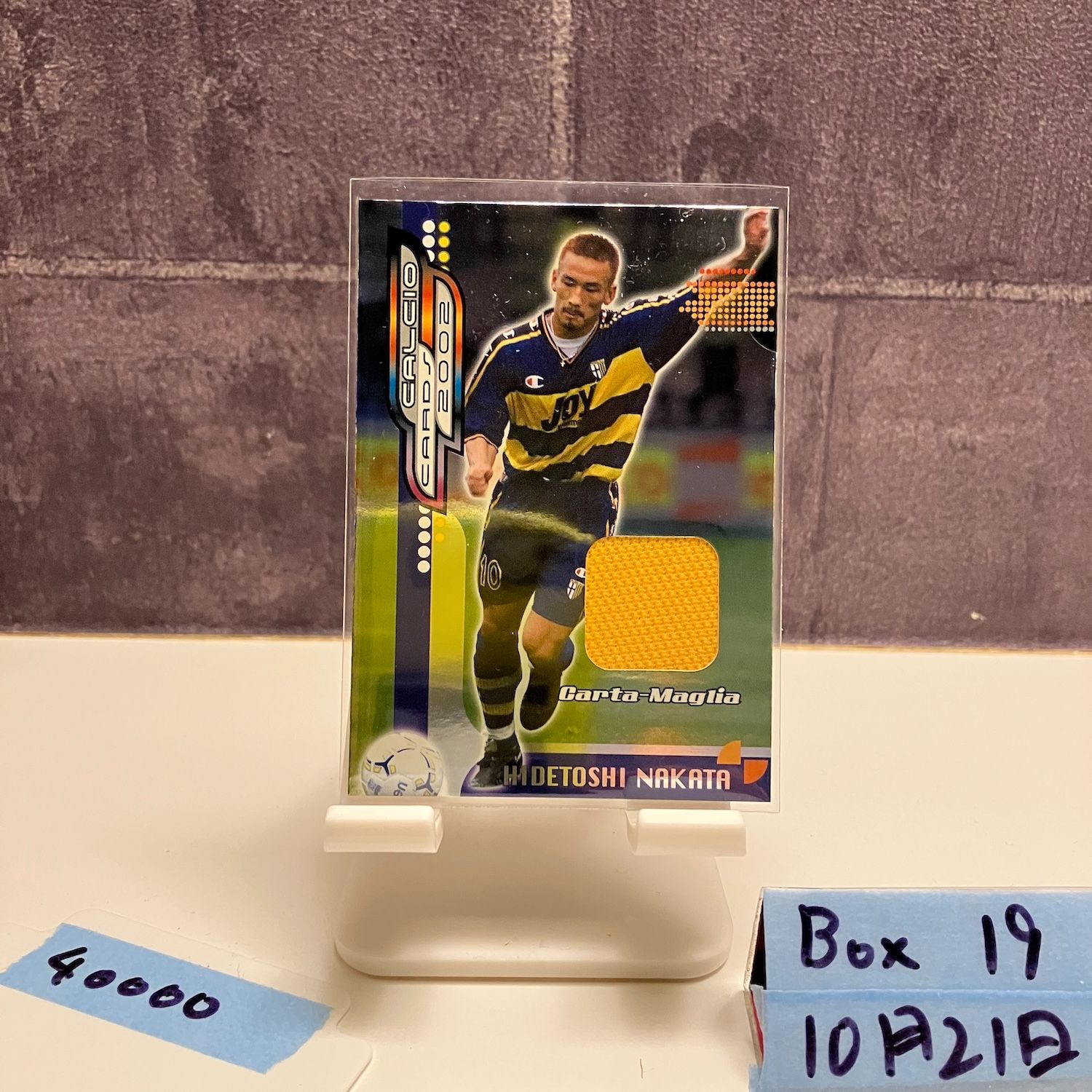 2002 Panini 中田英寿 Hidetoshi Nakata パルマAC Carta-Maglia