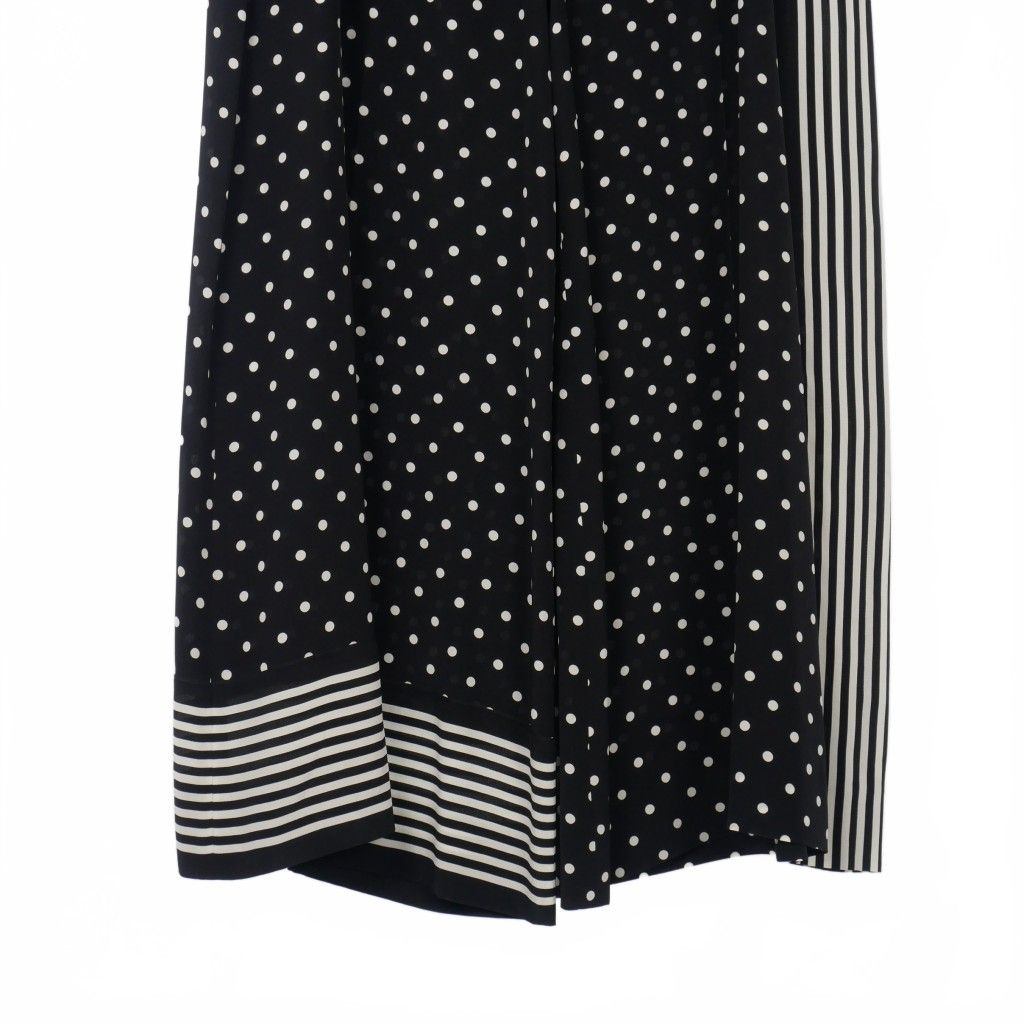 ステラマッカートニー STELLA McCARTNEY ドット シルク ワイドパンツ