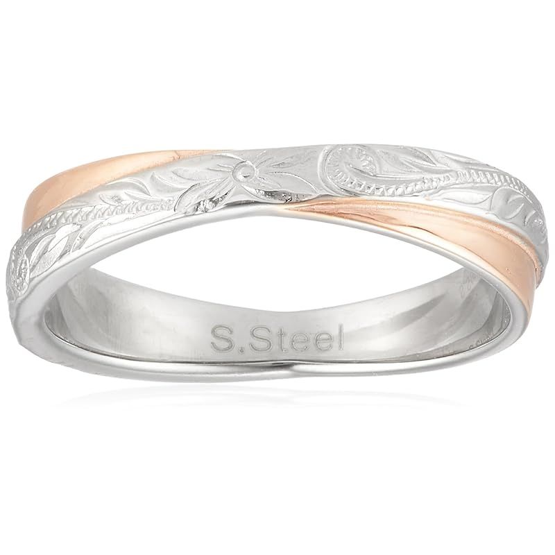 ブルーム ハワイアン ジュエリー ファインスティール クロス ペアリング 0191-0711-0017-0013 日本サイズ13号