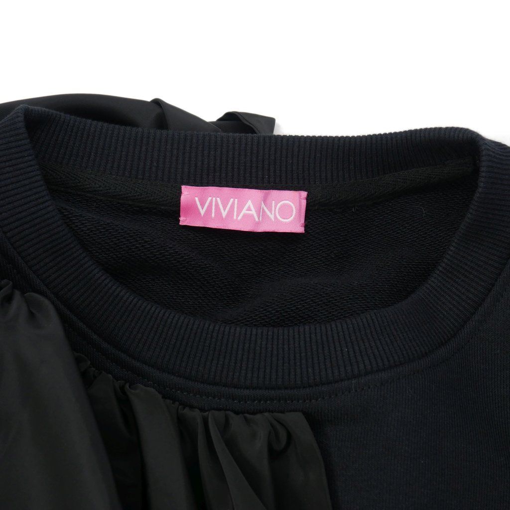 ヴィヴィアーノ VIVIANO 24AW ラッフル スウェット トレーナー