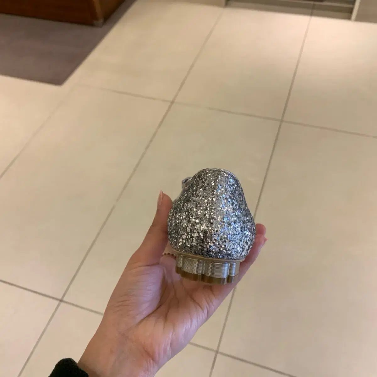 Ferragamo フェラガモ グリッター フラットシューズ