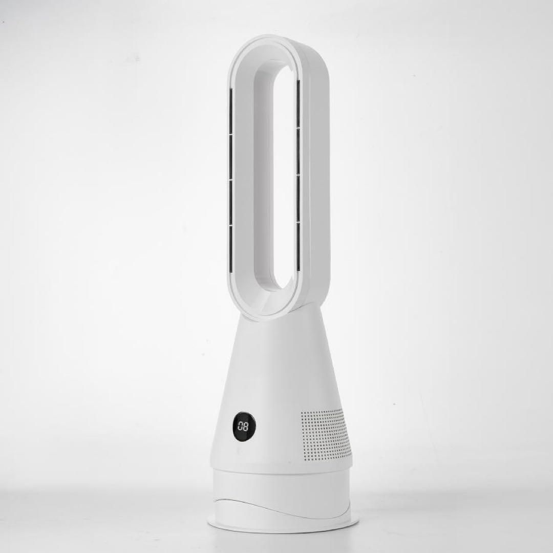 ファンヒーター 電気 セラミックヒーター 2025 速暖 冷暖兼用 ホワイト 2922