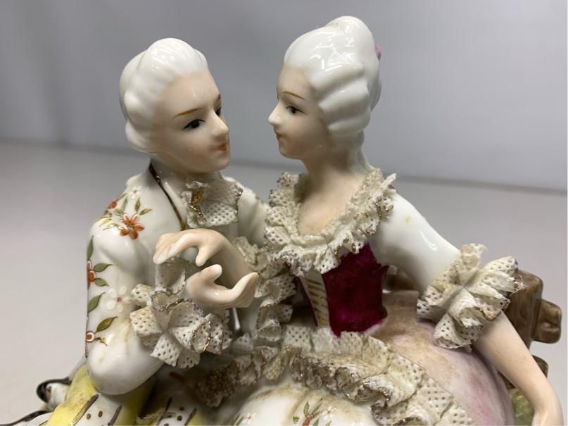 インテリア小物 置物 洋風 加藤工芸 西洋人形 陶器 人形 フィギュリン