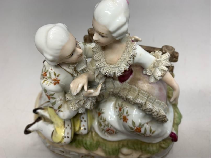 インテリア小物 置物 洋風 加藤工芸 西洋人形 陶器 人形 フィギュリン