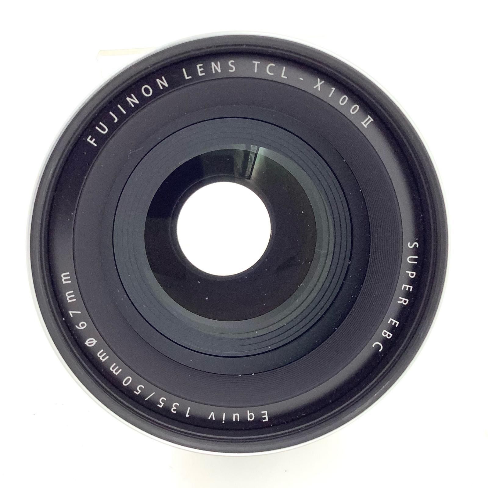 フジフィルム FUJIFILM テレコンバージョンレンズ TCL-X100S シルバー 