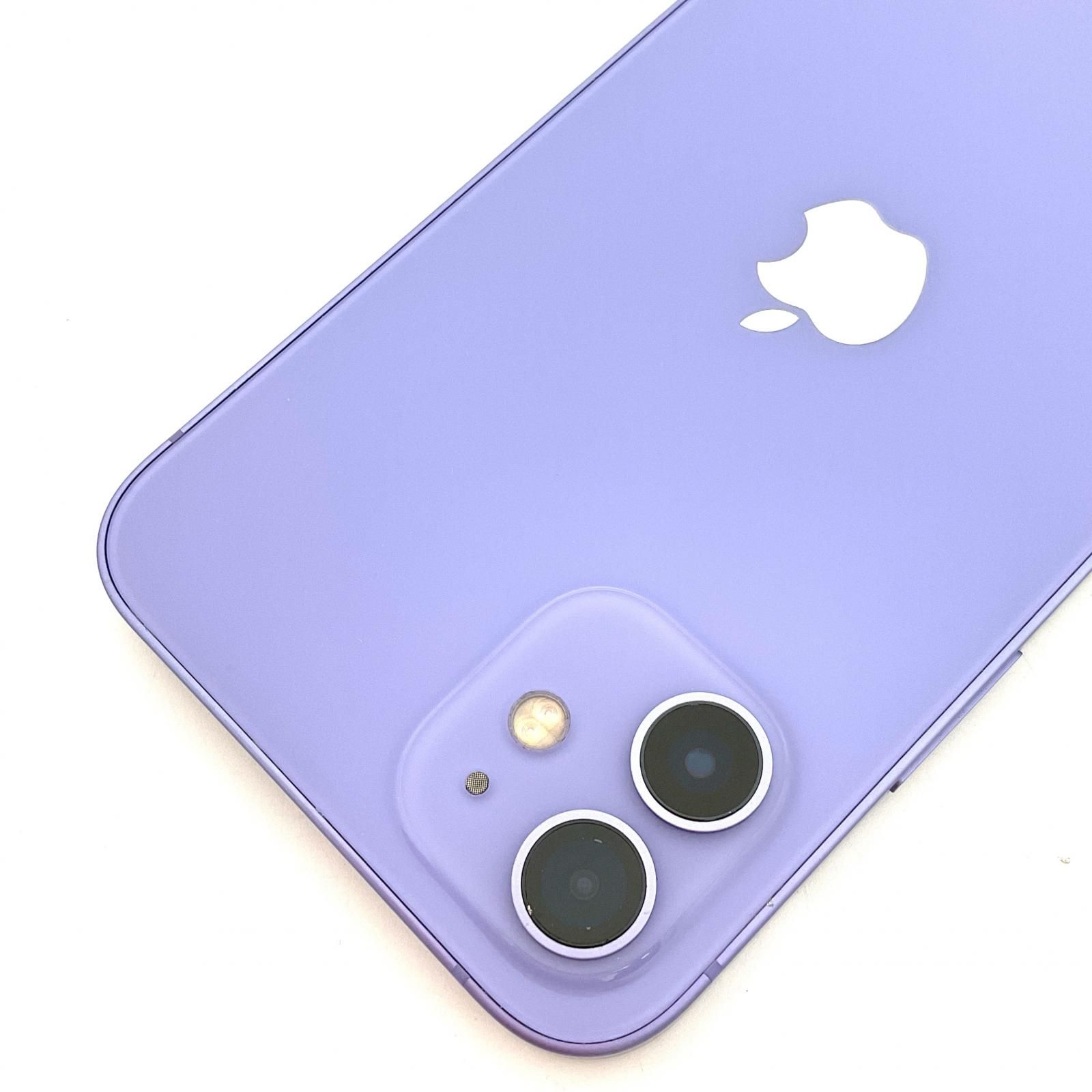 iPhone 12 128GB パープル SIMフリー 白ロム 81%【最速発送】【難有