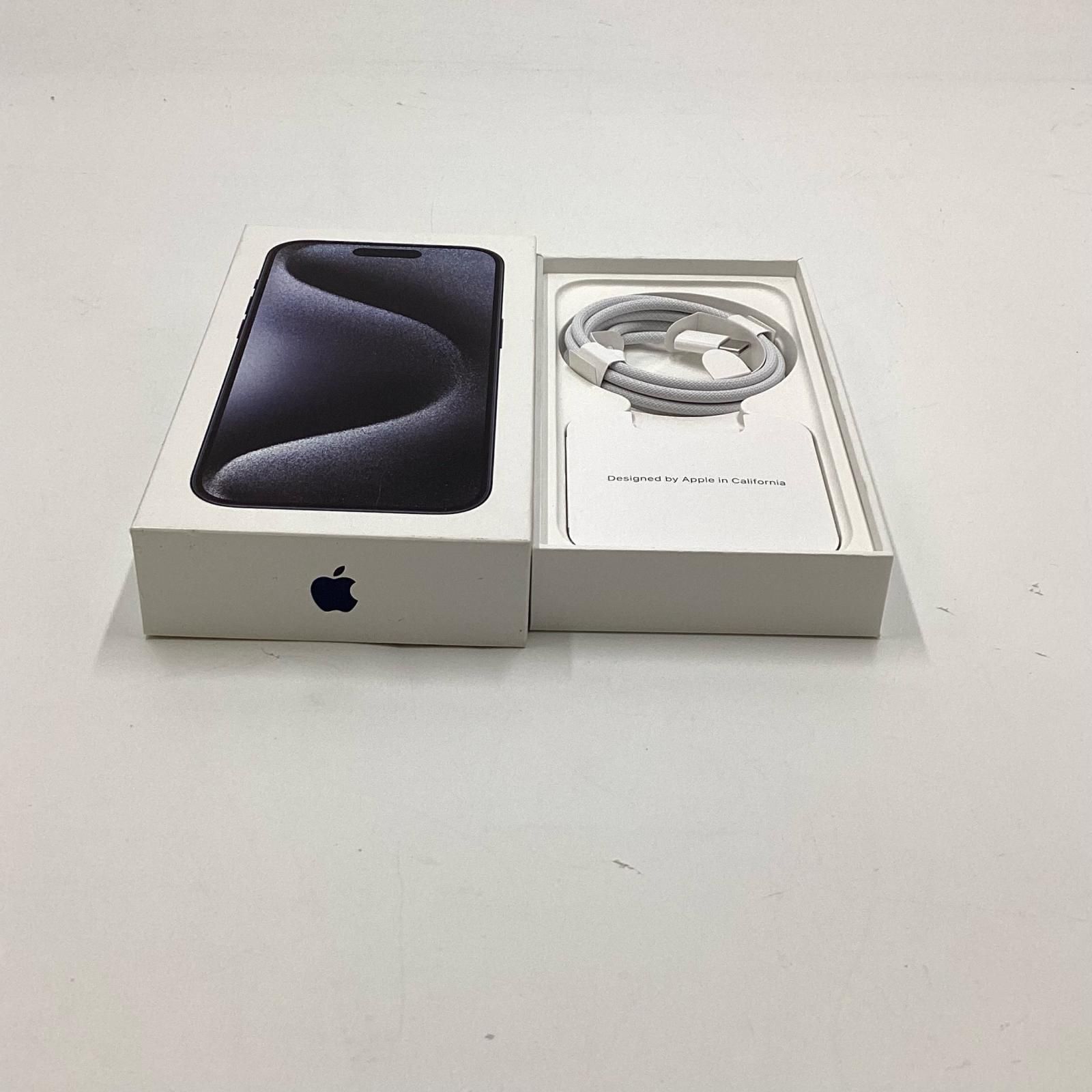 iPhone 15 Pro 256GB ブルーチタニウム SIMフリー 白ロム 動作確認済 
