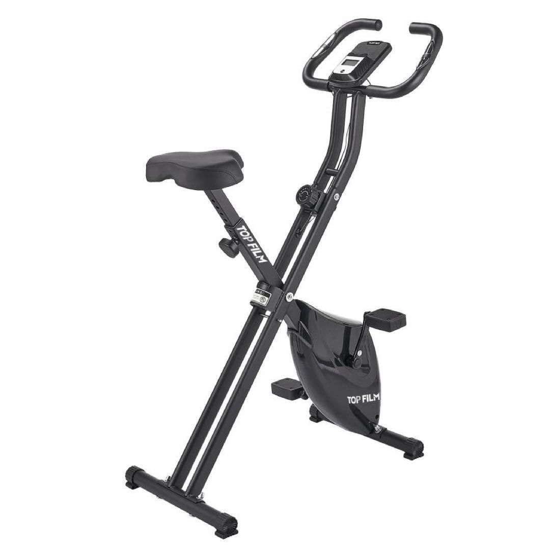 フィットネスバイク 静音 エアロ 家庭用 折りたたみ 小型 心拍数計測 2923
