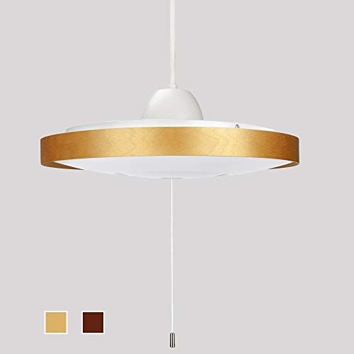 ledペンダントライト 吊り下げライト 4畳 6畳 30 W 和風 和室 昼光色 3段階調光 常夜灯 木枠 薄型 軽量 プルスイッチ ひも付き LED電球内蔵 おしゃれ 引掛けシーリング ダイニング 食卓 キッチン カウンター 台所 取付簡単 ナチュラル