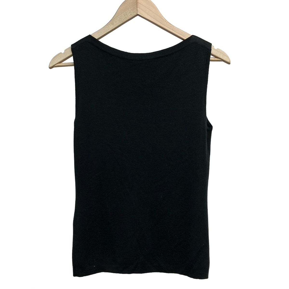 DAISY LIN デイジーリン ノースリーブセーター サイズ38 M レディース - 黒 クルーネック