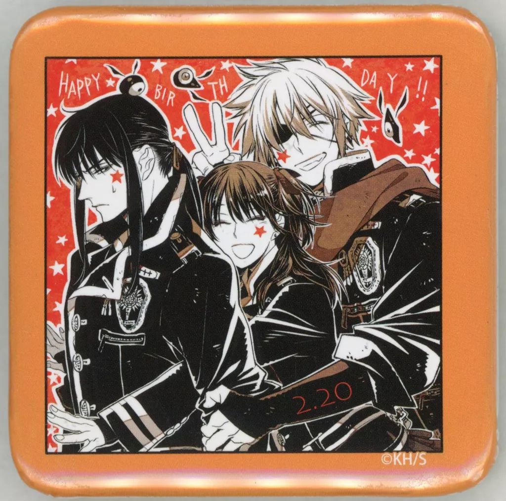 中古】バッジ・ビンズ 神田＆リナリー＆ラビ 「D.Gray-man POP UP SHOP