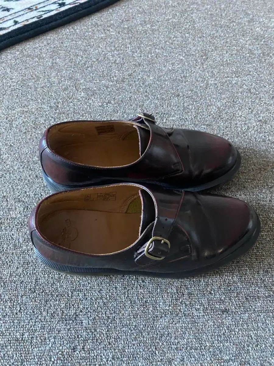 DR. MARTENS ドクターマーチン 론 몽크 バーガンディ さくらんぼレッド 245