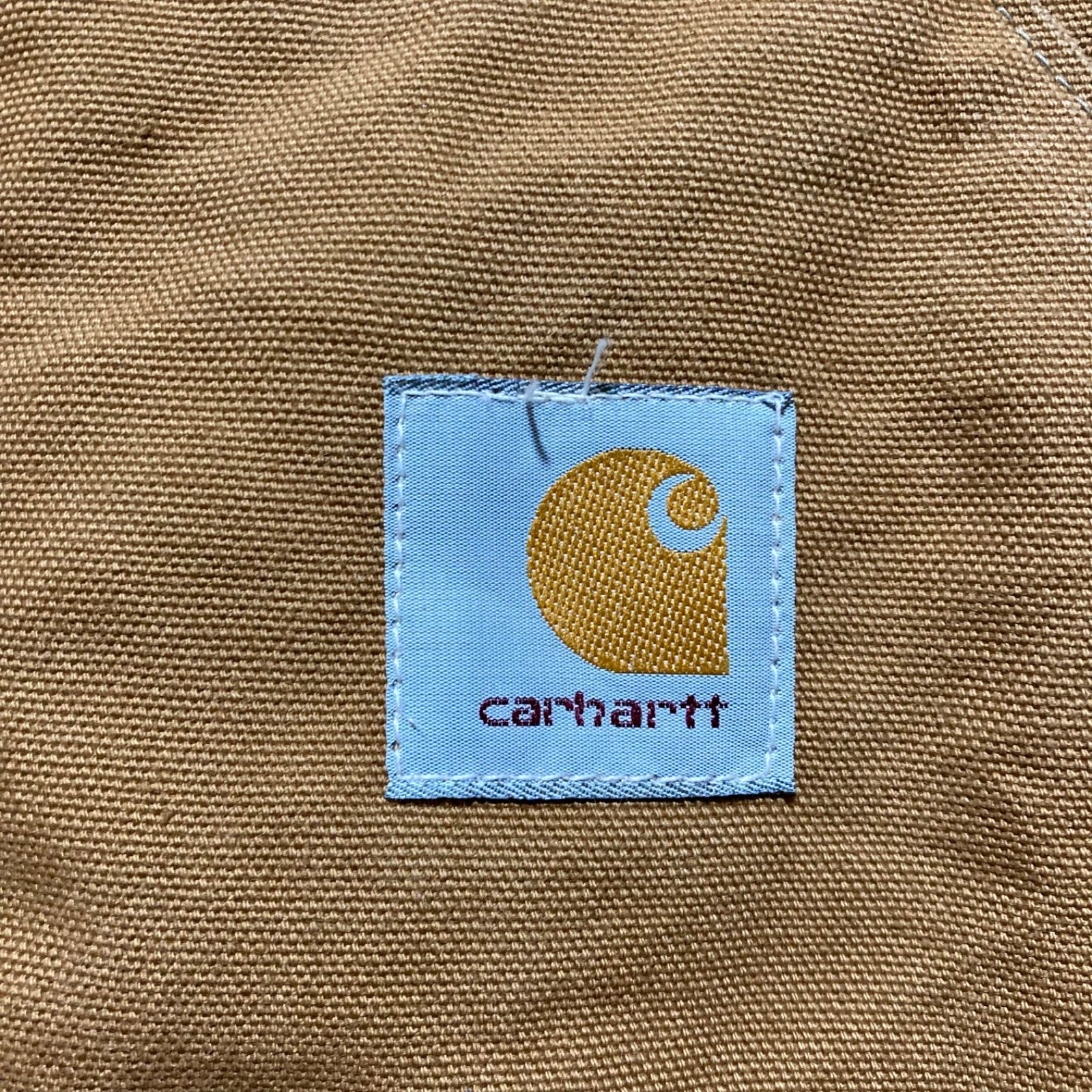 CARHARTT ダックベスト L USA製 腰ゴム カーハート DUCK VEST ブラウン