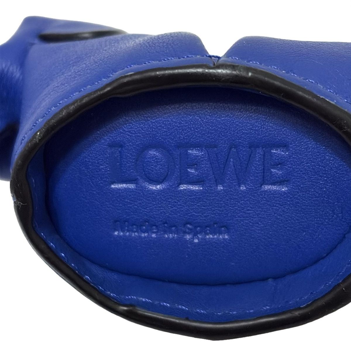 LOEWE(ロエベ) キーホルダー(チャーム) エレファント チャーム ブルー