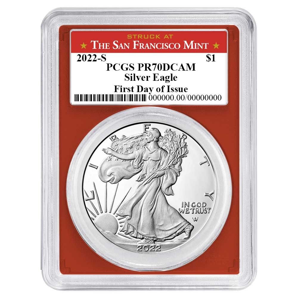 2025 S Proof 1 American Silver Eagle 3 pc Set PCGS FDOI San Francisco