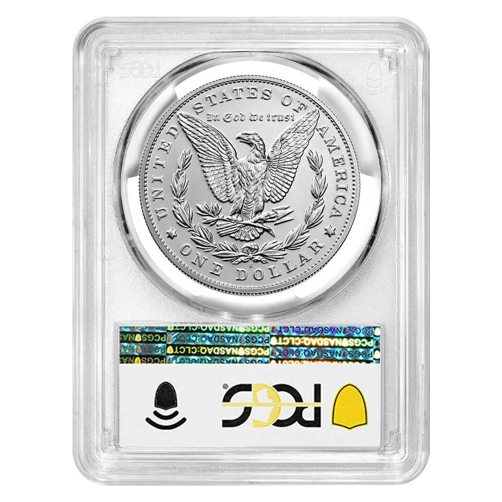 2021 S 1 Morgan Silver Dollar PCGS MS 70 FS 100 th Anni Label