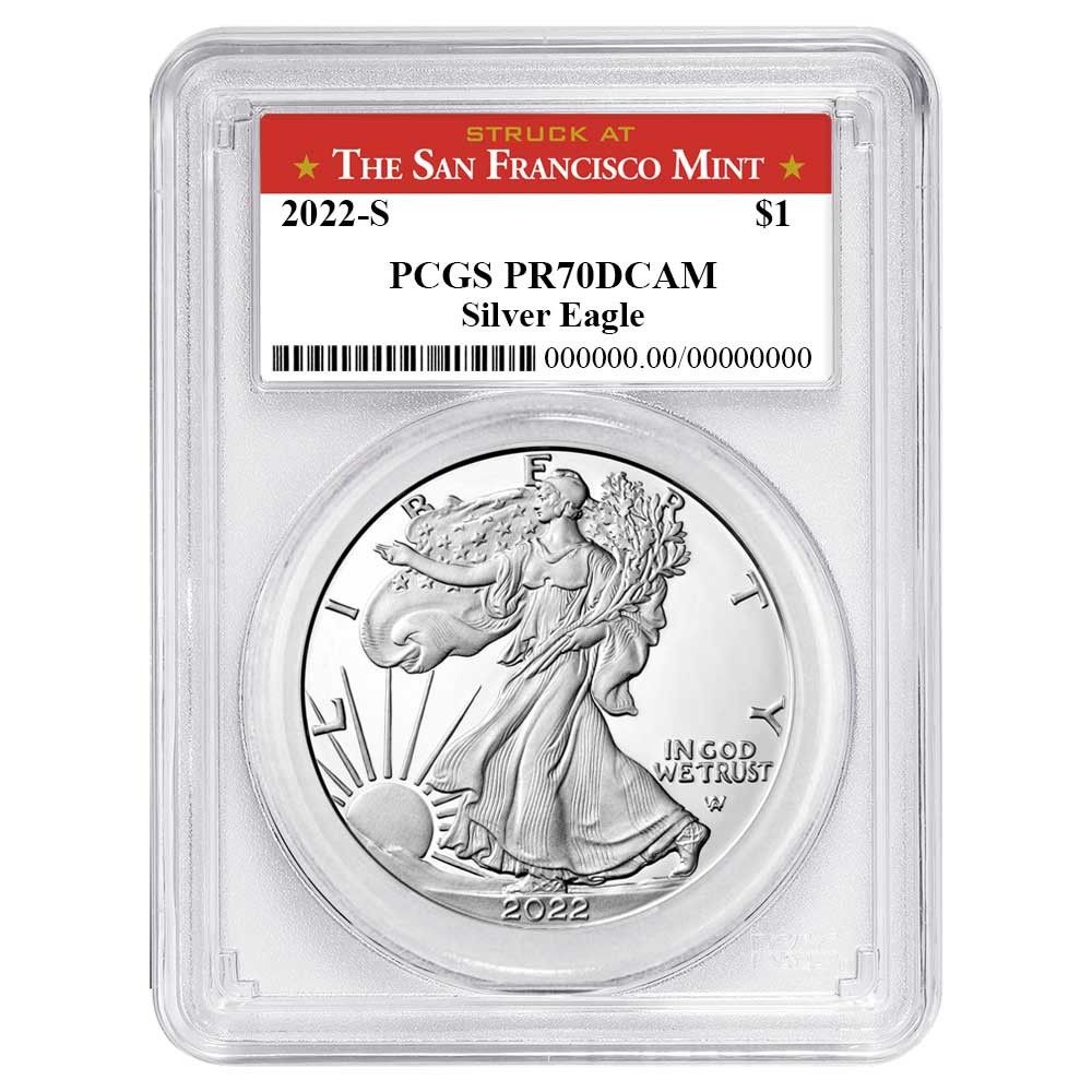 2025-S Proof 1 American Silver Eagle PCGS San Francisco Label