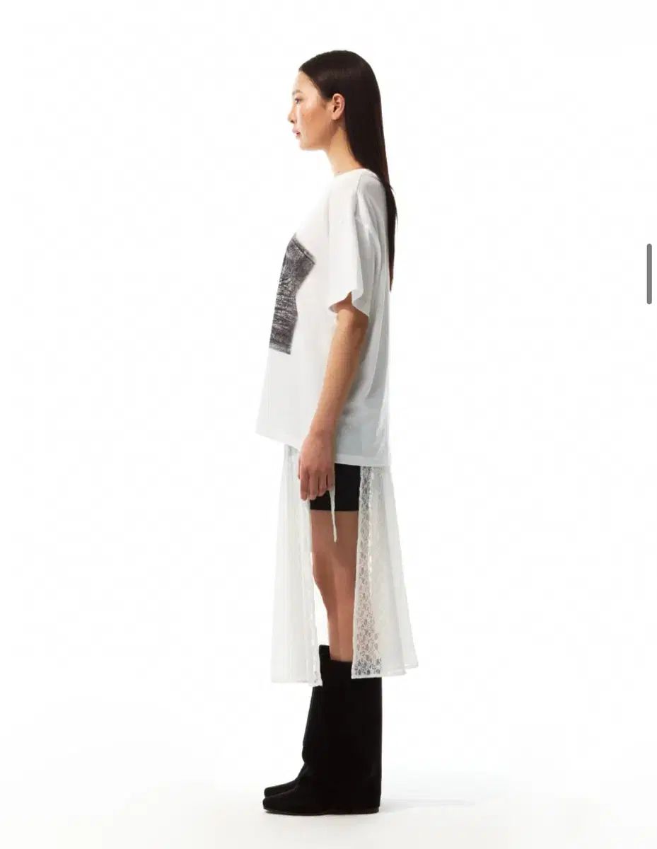 スリーツーエイティー レース レイヤード スカート