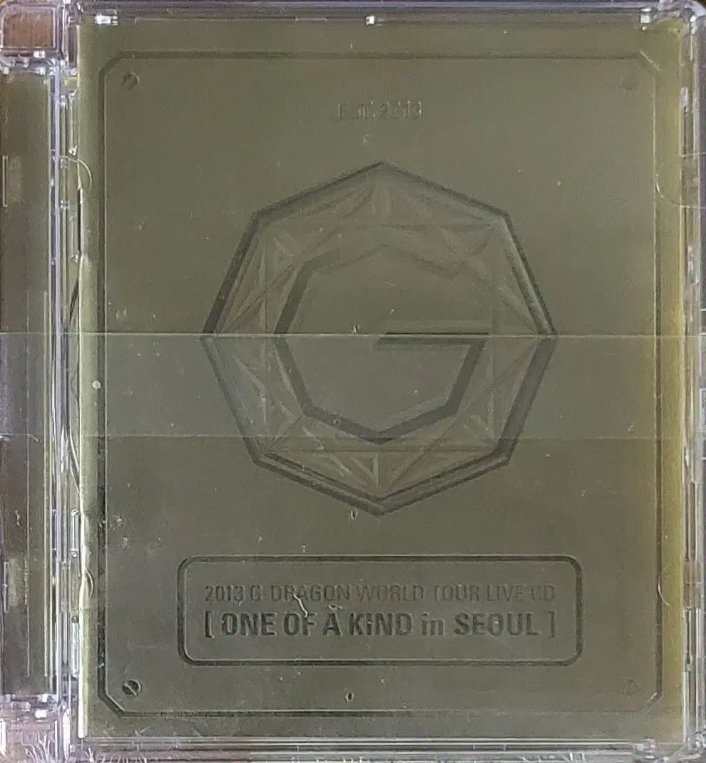 No 301 G-DRAGON ジードラゴン ONE OF A KIND CD