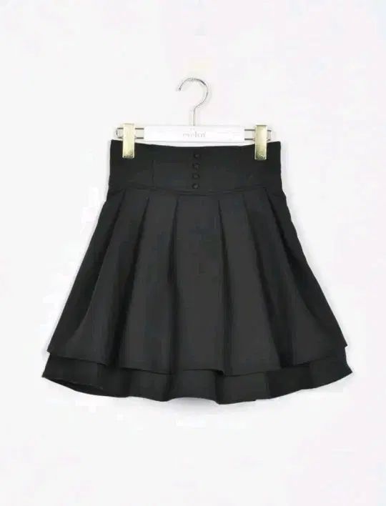 evelyn エブリン ダブル フ スカート ブラック 地雷系 量産型 ガール